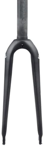 HIMALO Carbon Folding Bike Rigid Fork 14/16/18/20/22'' BMX Fork 1-1/8'' Straight Tube C Brake Front Fork QR 9x100mm Lightweight (Color : Matte A, Size : 16'')
