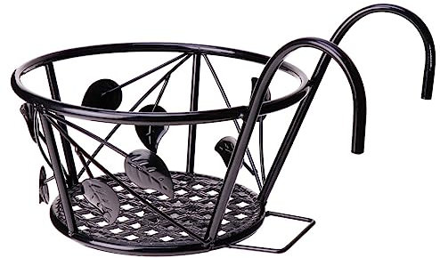 Milisten 1pièce Support De Fleurs Muraux Fer Noir Étagère à Bonsai Suspendue pour Décoration De Balcon Fenêtre Et Jardin Style Arbre