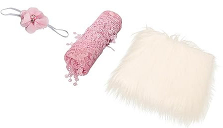 PHENOFICE Wickeldecke Foto-Requisiten Satz Unvergessliche Babyfotos Bequeme Stoffschilder Für Babys Und Kleinkinder