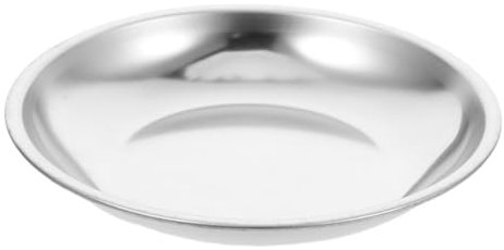 Gatuida Bandeja Redonda para Bolsitas De Té De Acero Inoxidable Plato Goteo Multifunción Soporte para Accesorios De Té Fácil Limpieza Resistente y Elegante para Hogar y Oficina