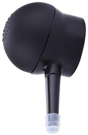 Beaupretty Boquilla de Pulverización de Silicona Negra para Aplicación Precisa de Fibras Capilares, Atomizador Ahorrador de Fibra Adecuado para Engrosar Cabello en Salones y Uso Personal