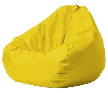 JHSDHYD Copertura Per Poltrona A Sacco Fodera for sacco a pelo senza imbottitura all'interno(Yellow,D100cm-cover)