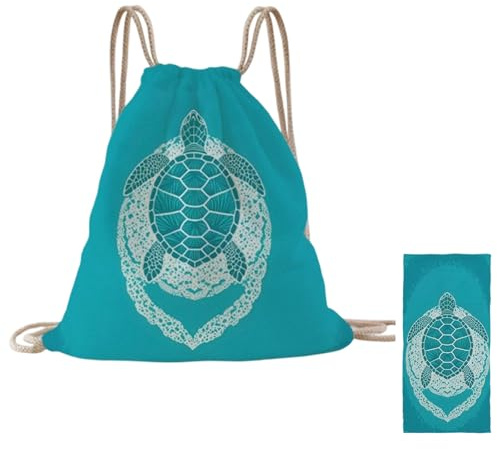 APGLSXY Snabbtorkande mikrofiberfilt ryggsäck 2 i 1 packbar strandhandduk väska för simning eller slappa lätt att bära 80 x 160 cm badhandduk