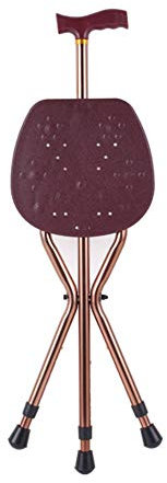 CPSTM Taburete para bastón Soporte de Aluminio sólido 84-94cm Costillas de Refuerzo en la Espalda La Alta Resistencia no está Mal Adecuado para Uso en Exteriores, Uso en Viajes