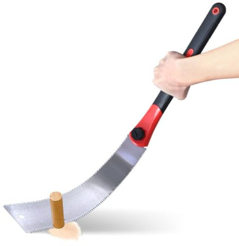 12.5 Inch Japanese Style Hand Saw Double Edge Pull Saw Interchangeable Flush Cut Saw Detachable & Flexible Blade Handsaw for Woodworking