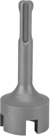 Mumusuki Erdungsstab-Schrauber, Stahl SDS-Plus T-Pfosten-Schraubendreher-Aufsatz, Universelle Bohrwerkzeuge für SDS Plus Hammerbohrer (Kreuzen)