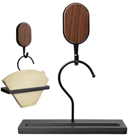 1 Stück Kaffeefilter Halter Aufbewahrung,Filtertütenhalter,Schwarz, Modernes Design,Universell in der Küche zu Hause, Filterpapier für Lagerung