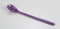 Cucchiaio multiuso da 18 cm, cucchiaio per yogurt, cucchiaio da gelato, 6 pezzi, riutilizzabile, plastica, viola