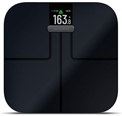 Garmin Index S2, Smart Scale with Wireless Connectivity, Measure Body Fat, Muscle, Bone Mass, Body Water% and More, Black (010-02294-02)