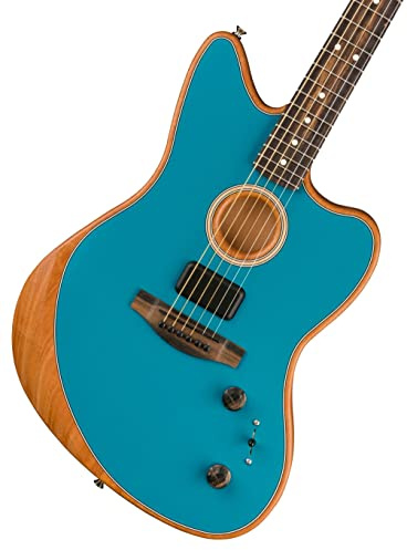 Fender American Acoustasonic Jazzmaster Ocean Turquoise - Westerngitarre
