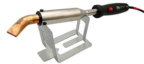 Elektrischer Hochleistungs-Lötkolben LK-500, 500W, 100-500°C (einstellbar am Griff) – Profi-Lötgerät für Spenglerarbeiten, Modellbau, Gehäuselöten – Lötstation & Lötgerät inkl. Ablage