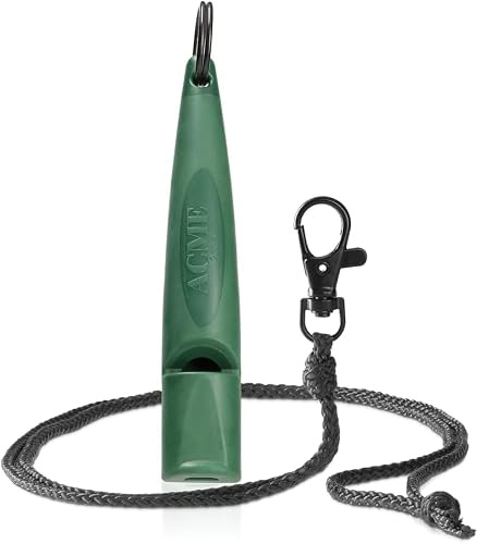 ACME 210.5 Alpha Dog Whistle - Forest Green - With Lanyard