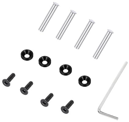 Confezione da 4 viti per ventola del computer Set completo di dadi per scheda video PC raffreddamento radiatore vite computer