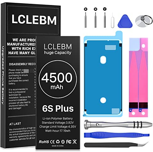 Battery for iPhone 6S Plus, 2025 Upgraded LCLEBM Higher Capacity Battery Replacement for iPhone 6S Plus with Complete Repair Tools Kits