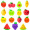 GROBRO7 15-teiliges Quetsch-Spielzeug-Set für Kinder, Kawaii, Silikon, Lebensmittel, Tier, Obst, Quetschspielzeug, niedlich, cremig, Stressabbau, Spielzeug für Taschen, Geburtstagsgeschenke