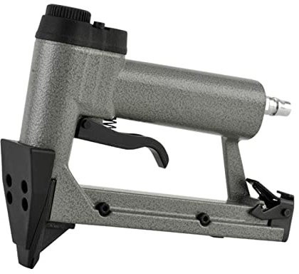 Rampistol P515-1 1/4 tums pneumatisk nagelpistol luftspikare träbearbetning häftapparat Snabbspikning for tackare klädsel fotoramfästning (Color : P515-1 new, Size : 1)