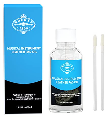 Leather Pad Oil for Woodwind Instruments - Ideal for Clarinets, Flutes, Saxophones, Oboes, and Bassoons - 1.02 fl.oz/30ml - Enhance Your Instrument's Performance