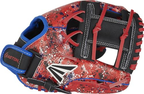 Easton | HAVOC Baseball Glove | Right Hand Throw | 10.5 - Pro I-Web | Scarlet/Black/Royal