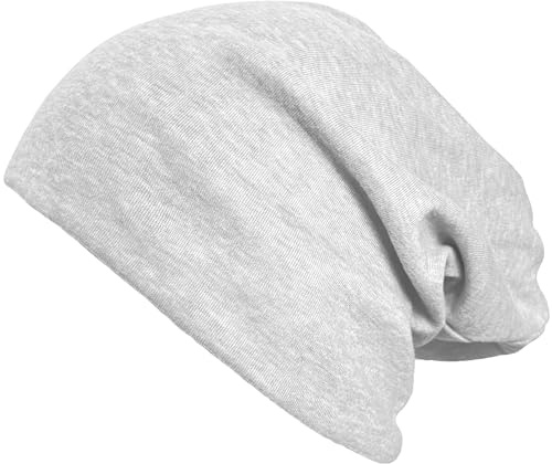 VIAUMBR Bonnet pour Homme et Femme - Sport, Course, Vélo Sous Casque - Hiver, Automne - Cycliste, Course à Pied - Gris Clair, 48-65