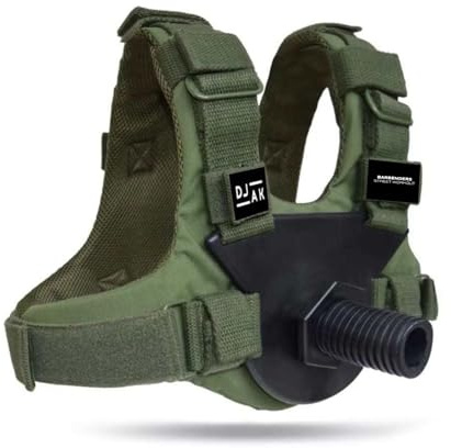 DJAK - Chaleco de pesas para Calisthenics, CrossFit y Running – Adecuado para Discos de Peso Olímpicos, capacidad de carga ajustable de hasta 80 kg – Chaleco de entrenamiento de fuerza
