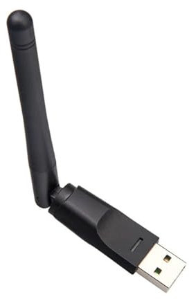 Adaptador inalámbrico WiFi - Chipset MT7601 avanzado, tarjeta de red inalámbrica fuerte | 2db potente antena externa con conexión estable rápida, receptor booster wifi señal para ordenador smart tv bo