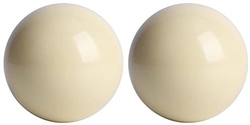 Hominas Biljardkula vit, 2 stycken 5,72 cm spot poolboll biljard harts snooker köboll för biljardträning sportspel fritidssport