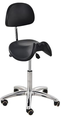 SFKLYU Siège Ergonomique Divisé, Pivotant à 360°, Tabouret Selle à roulettes, Fauteuil Roulant pour Dessin, Laboratoire, Clinique, Dentiste, Salon de Massage,A1,590~850mm