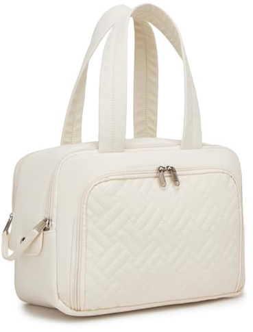 Kono Beauty Case Donna, Trousse da Viaggio Grande, Pochette Make-up, Ampia Apertura, Borsa per Trucchi e Accessori, Impermeabile