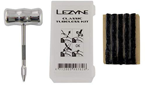 LEZYNE Unisex-Adult accessorio kit riparazione tubeless in scatola da 24 pz. Zubehör, Schwarz, M