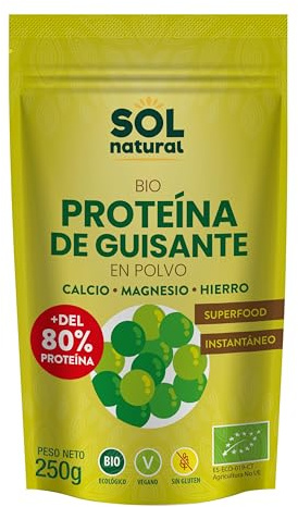 SOLNATURAL Proteína de Guisante 250 g