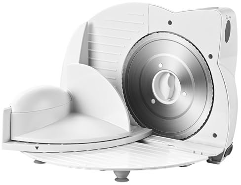 Affettatrice elettrica con coltello in acciaio inossidabile 401, 3 livelli di spessore regolabile, utilizzata per tagliare carne di manzo, involtini di agnello, verdure e pane