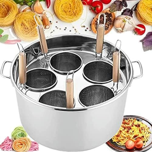 Generic Bollitore per spaghetti commerciale Pentola multifunzionale Pentola per cottura Set cuoci pasta commerciale, Cuoci pasta con divisore e colino, Pentola in acciaio inossidabile, Ristorante,