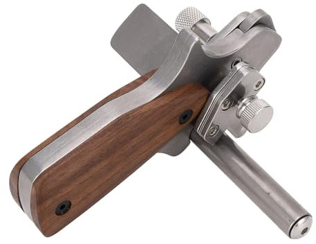 Cortador Manual de Tiras de Cuero con Rodillo Giratorio, Hoja de 18mm, Herramienta Cortadora de Tiras de Cuero de Acero Inoxidable 304 para Manualidades