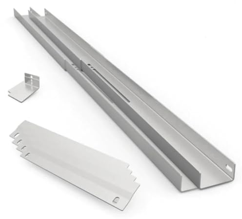 Kleines Kraftwerk Balkonkraftwerk Wandhalterung – für 1 Solarmodul, verdeckte Aufhängung – V2A Edelstahl 3 mm, Made in Germany