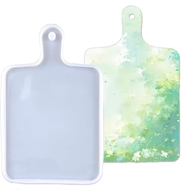 Long Handled Rectangular Storage Tray epoxy Resin Silicone Mold 5607