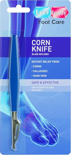 Ever Ready Corn & Callus Trimmer - Instant Relief from Corns | Removes Dry, Hard & Cracked Skin | Home Pedicure Treatment for Footcare| Callus Smoother for Home Pedicures
