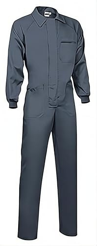 Genérico Mono de Trabajo Multibolsillos - Resistente, Cómodo, Buzo de trabajo, Talla S, Color Gris Cemento