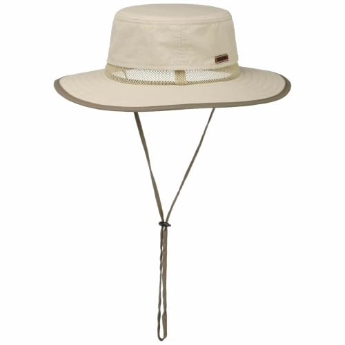 Stetson Outdoor Traveller Hat Chin Strap UV Protection 40+ Waterproof Mesh Ventilation Coolmax Breathable Men Summer Winter