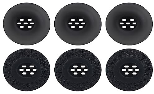 Chofit Ersatz-Ohrstöpsel, kompatibel mit Huawei Freebuds 5i, Ohrstöpsel, Ohrstöpsel, Memory-Schaum, gepolstert, Ohrstöpsel für Huawei Freebuds 5i/Freebuds 4i (S/M/L, Schwarz)