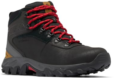 Columbia Mens Newton Ridge Plus II Waterproof Hiking Boot, Black/Shark, 13