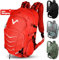 Valkental - Innovativer Rucksack mit perfekter Aufteilung (22L) Erweiterbares Volumen (Kein Schwitzen) Wanderrucksack, Trekkingrucksack, Fahrradrucksack & Outdoor Rucksack - Wasserfest & Reflektierend
