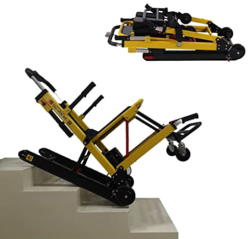 Sollevatore elettrico portatile per disabili e anziani, per salire le scale, con capacità di 167,8 kg
