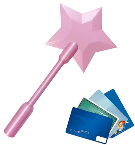 Bacchetta Stampata in 3D Toccas per Pagare, Porta Carte Credito Bacchette Magiche Stella, Toccas Pagare Portafoglio Credito, Porta Carte di Pagamento Senza Contatto, per Bambini e Adulti