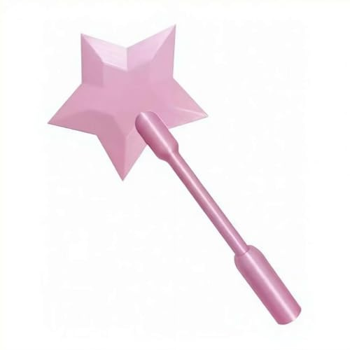 Bacchetta da pagare a forma di stella stampata in 3D, porta carte di pagamento senza contatto, per carte di credito, bacchetta magica per bambini, adolescenti, adulti, cosplay, maghi, artisti (rosa)