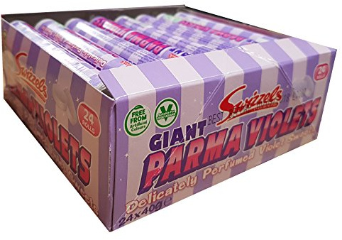 Parma Violets - Giant Sweets - Swizzels Matlow Candy 40g (Pack of 24)