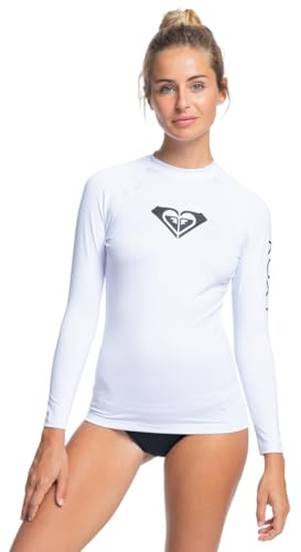 ROXY Women's Whole Hearted Long Sleeve Upf 50 Rash Vest, Mood Indigo, S UK