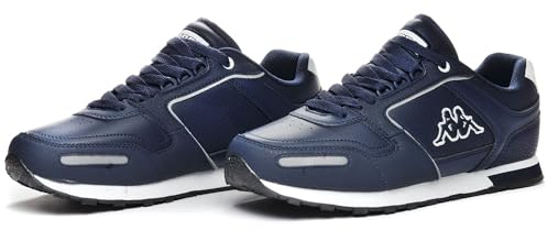 Kappa - Sneakers Bassa, Uomo Donna, Blu, Plastica Espansa, Fitness. VOGHERA 5, Taglia: 42