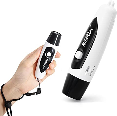 HISPOX Electronic Whistle for Coaches, Loud Volume Electric Whistle Hand Whistle for Coaches Teacher Referee with Lanyard, 3 Kinds Of Tones