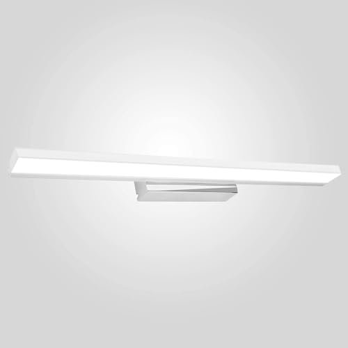 Infankey LED Spiegelleuchte, 50CM Spiegelleuchte Bad, 12W 1300LM 4000K 220V, Wasserdicht IP44, Badezimmer Lampe für Badzimmer und Wandbeleuchtung