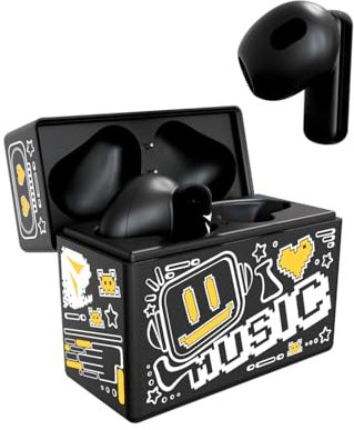 Techmade Auriculares Bluetooth XM191 In-Ear Inalámbricos con Micrófono, Control Táctil, Estuche de Carga Magnético, Compatibles con iOS y Android, BT 5.3, Sonido Estéreo HD